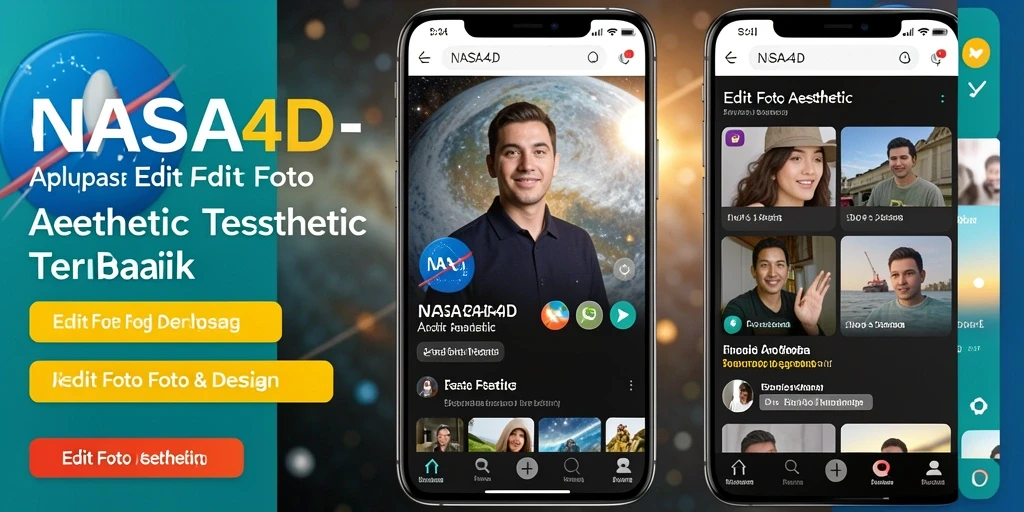 Antarmuka aplikasi NASA4D yang menarik dan fungsional untuk edit foto.