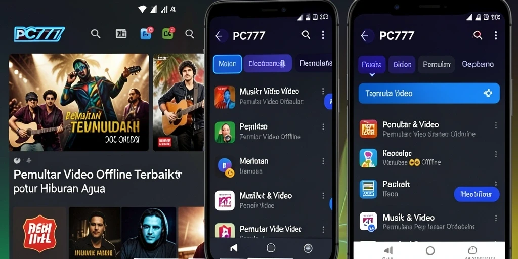 Tampilan antarmuka sederhana dan mudah digunakan di PC777.