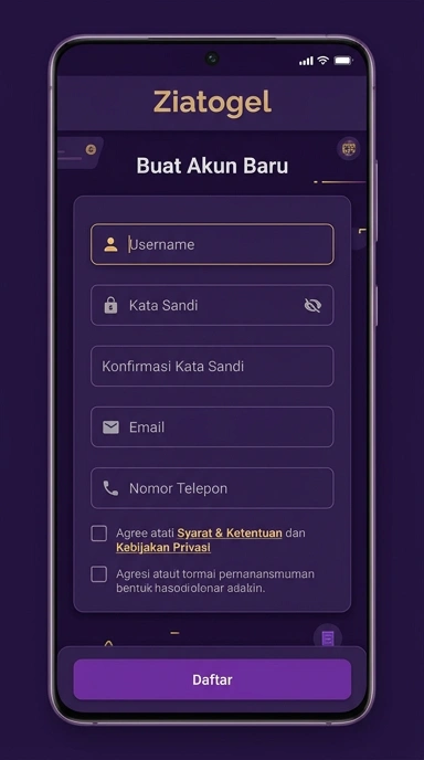 Panduan Lengkap Registrasi Akun Ziatogel untuk Android